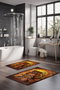 Mijölnir Juego de Alfombrillas de Baño CT-5373 de 2 Piezas Multicolor